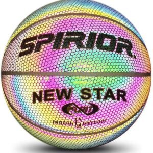 Glow Basketball | Light Up Basketball | Rainbow Size 7
